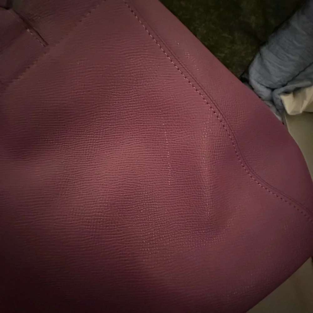 Coach Casey Pink Leather Tote with Gold Logo Hardware - Picture 3 of 11